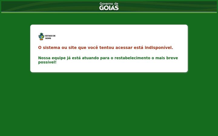 Screenshot of goiassocial.go.gov.br