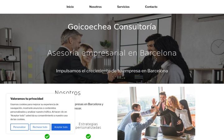 Screenshot of goicoechea-consultoriaempresas.es