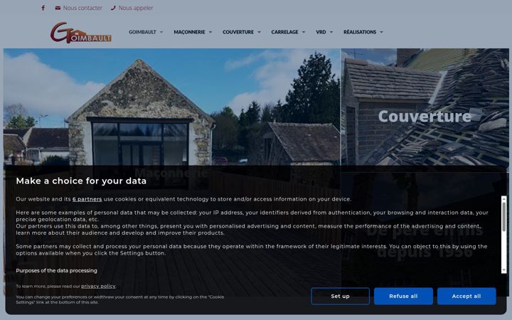 Screenshot of goimbault.com