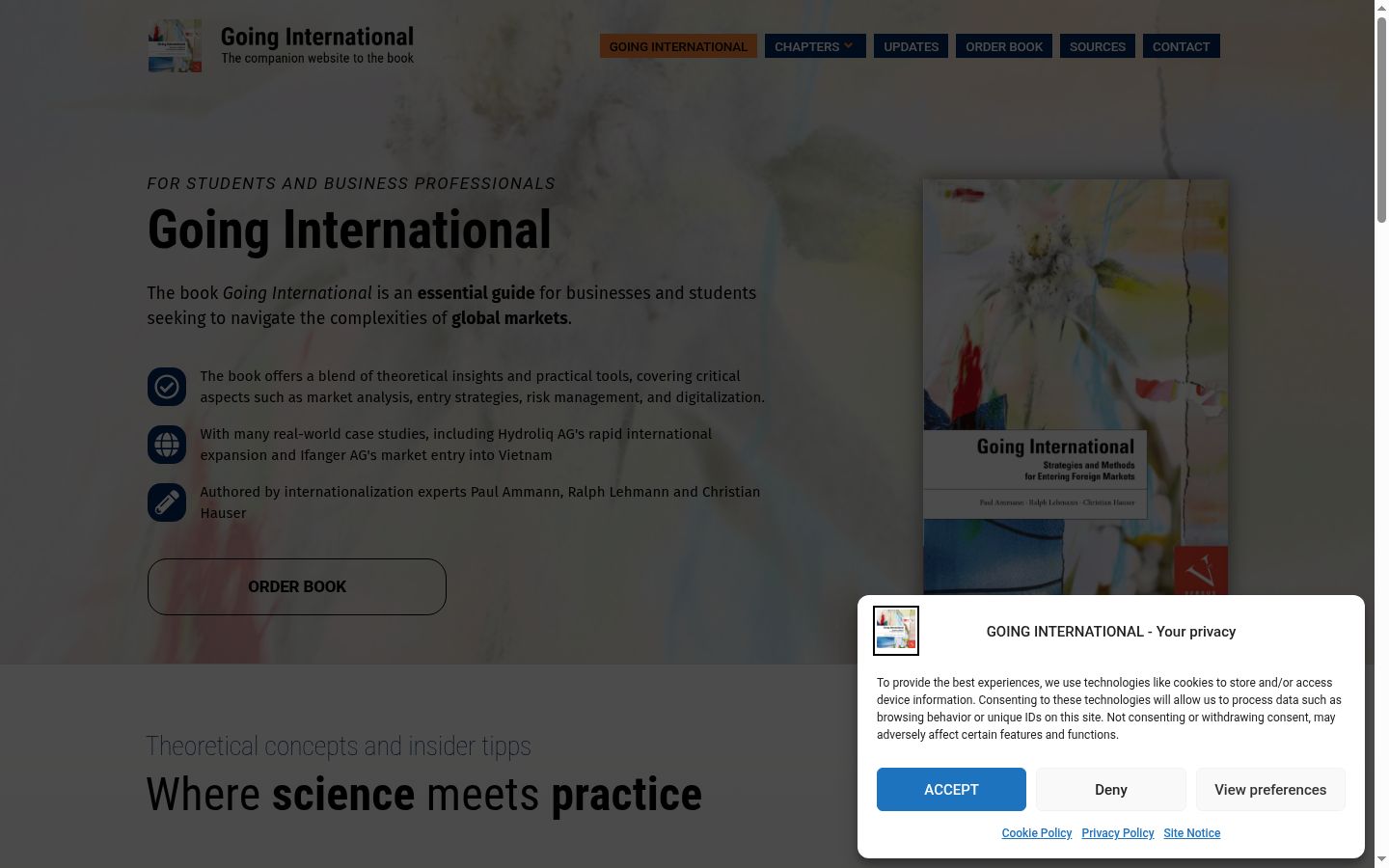 Zrzut ekranu banera zgody wyświetlanego przed jakąkolwiek interakcją