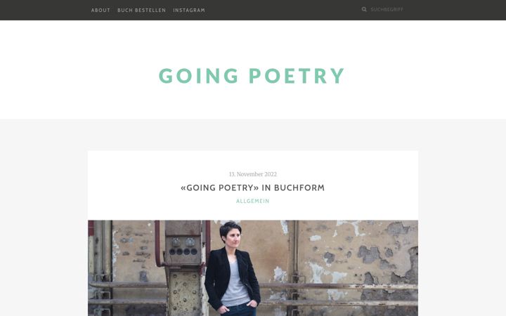 Screenshot of going-poetry.ch