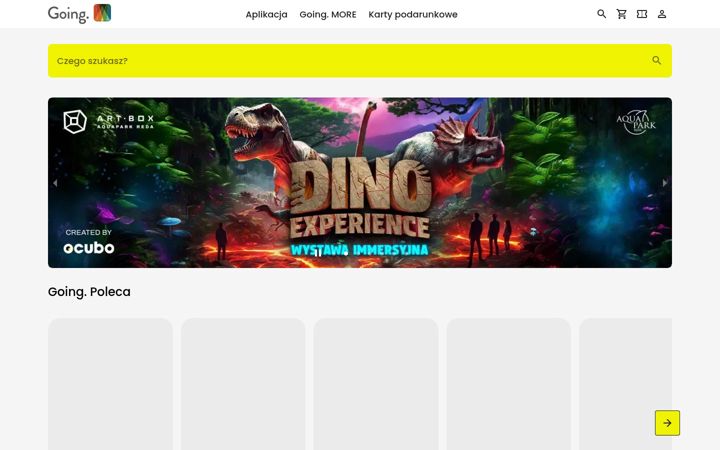 Screenshot of goingapp.pl