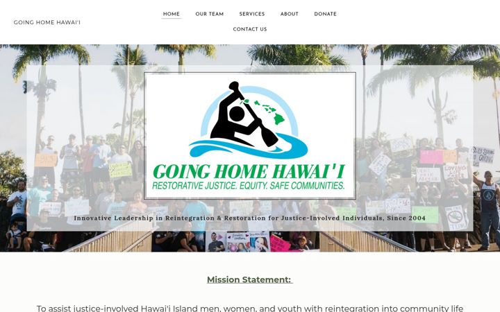 Screenshot of goinghomehawaii.org