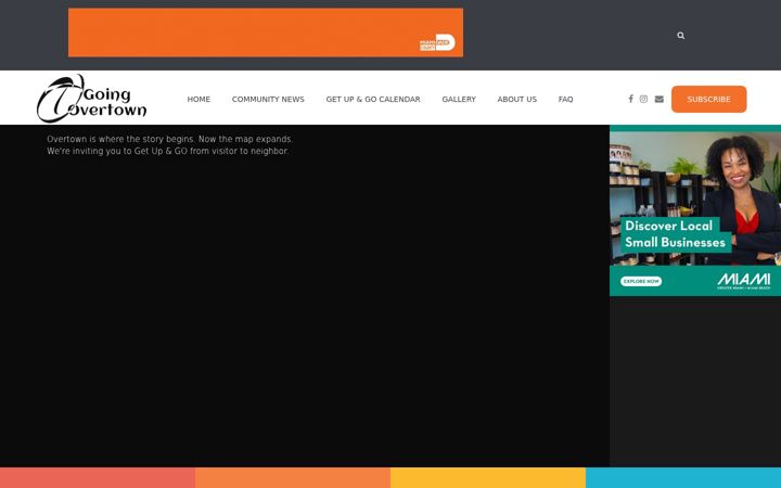 Screenshot of goingovertown.org