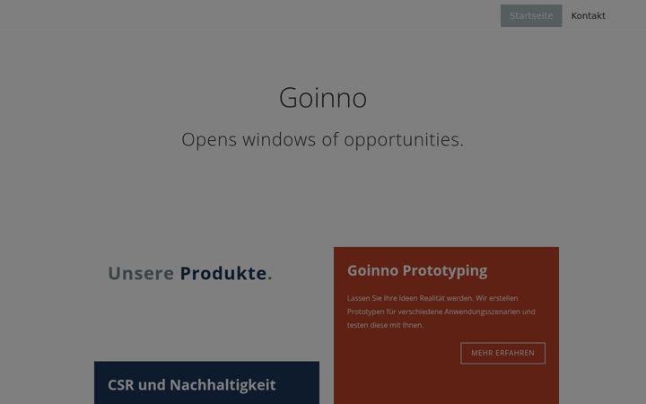 Screenshot of goinno-gmbh.de