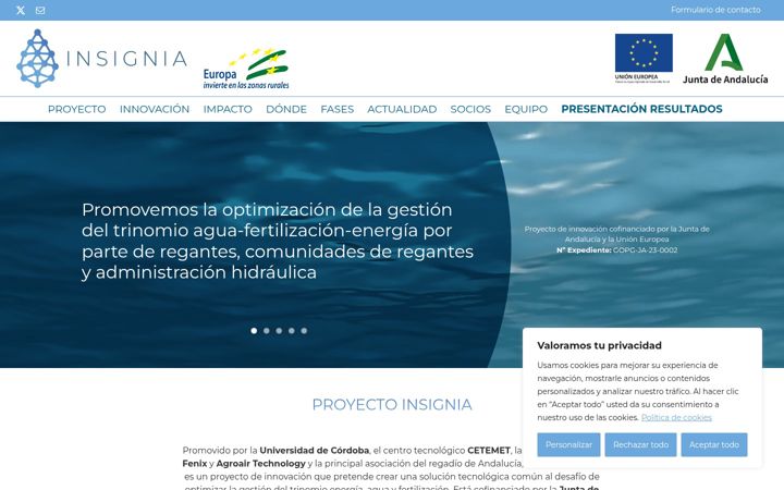 Screenshot of goinsignia.es