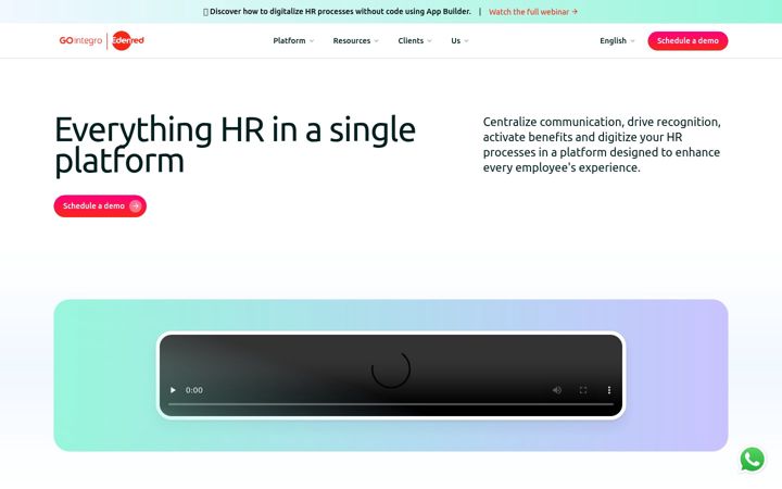 Screenshot of gointegro.com
