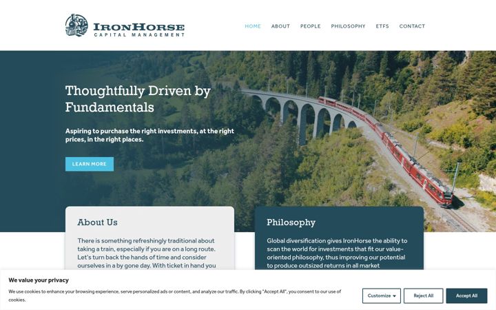Screenshot of goironhorse.com