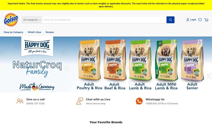 Screenshot of goisco.com