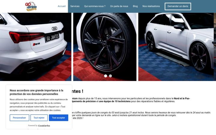 Screenshot of gojantes.com