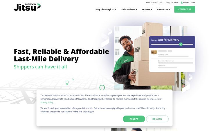 Screenshot of gojitsu.com