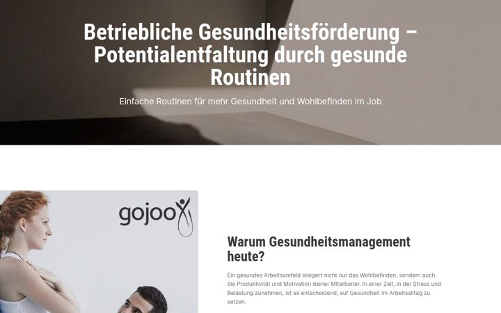 Screenshot of gojoo.de