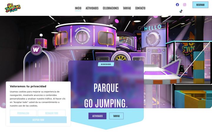 Screenshot of gojumping.es