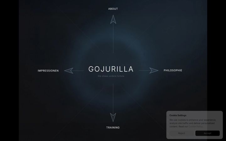 Screenshot of gojurilla.com