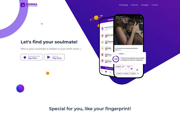 Screenshot of gokarma.app