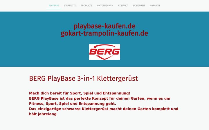 Screenshot of gokart-trampolin-kaufen.de