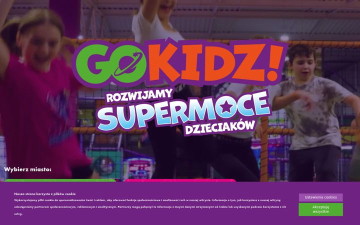 Screenshot of gokidz.pl
