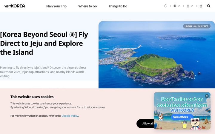 Screenshot of gokorea.co.uk