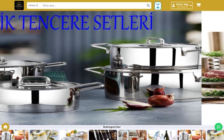 Screenshot of goksanmutfak.com