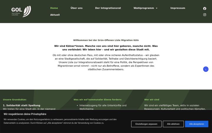 Screenshot of gol-koeln.de