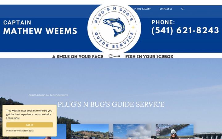 Screenshot of gold-beach-rogue-fishing.com
