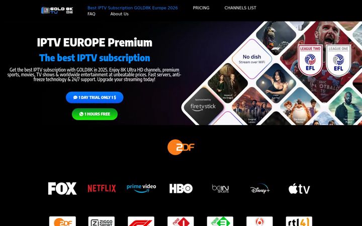 Screenshot of gold8k.us