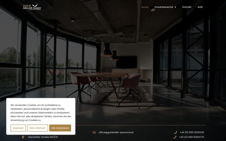 Screenshot of goldadler-personal.at