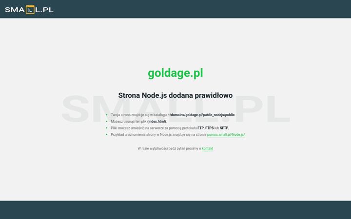 Screenshot of goldage.pl