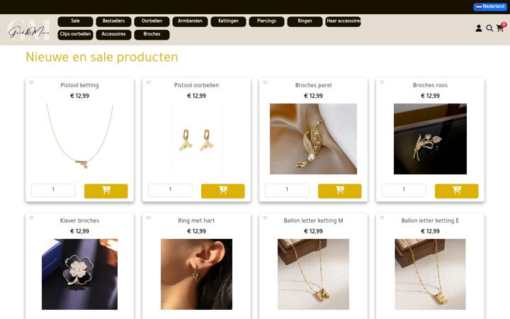 Screenshot of goldandmore.nl