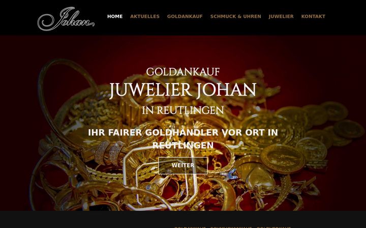 Screenshot of goldankauf-rt.de