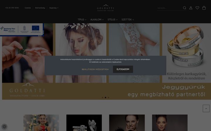 Screenshot of goldatti.hu