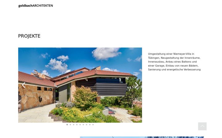 Screenshot of goldbacharchitektur.de