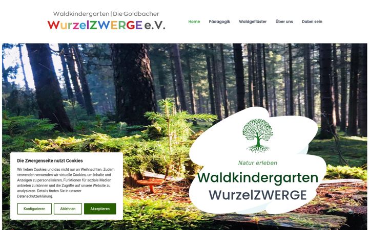 Screenshot of goldbacher-wurzelzwerge.de