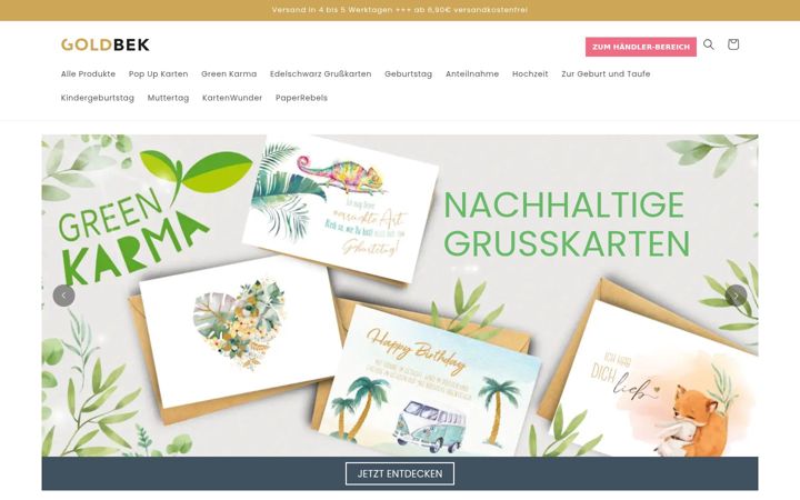 Screenshot of goldbek.de