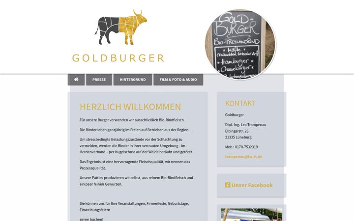 Screenshot of goldburger.net