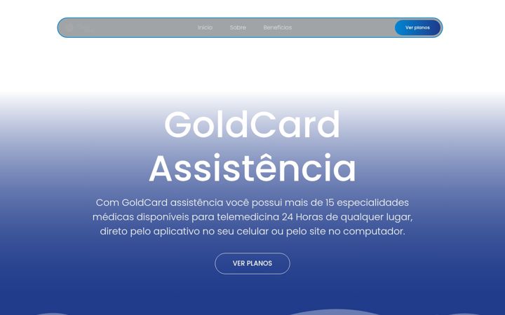 Screenshot of goldcardassistencia.com.br