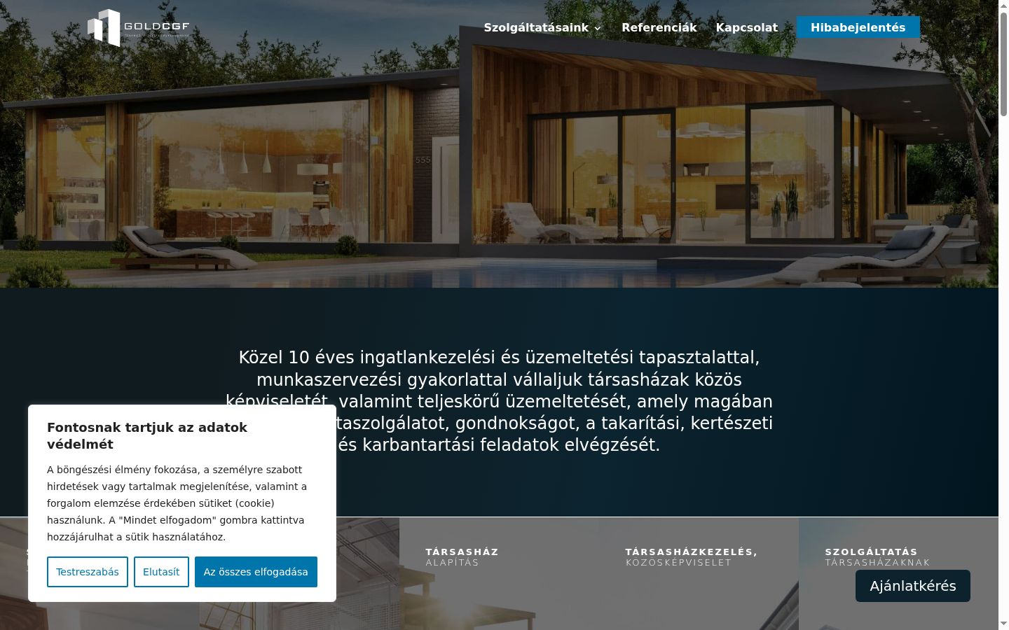 Ekrānuzņēmums ar piekrišanas baneri, kas tika rādīts pirms jebkādas mijiedarbības