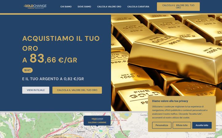 Screenshot of goldchange.it