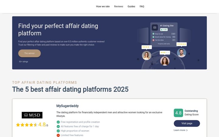 Screenshot of golddiggers.uk.com