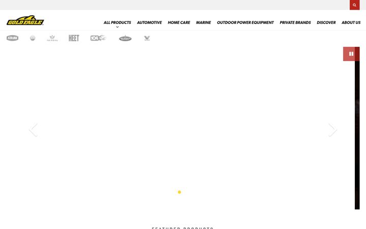 Screenshot of goldeagle.com