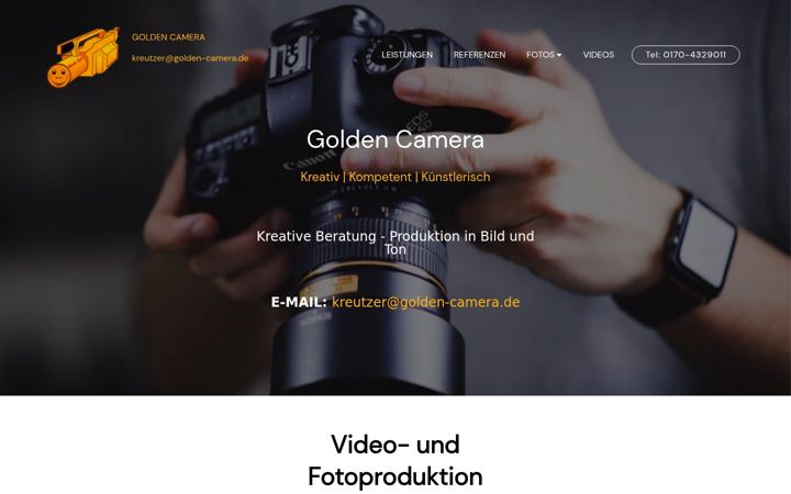 Screenshot of golden-camera.de