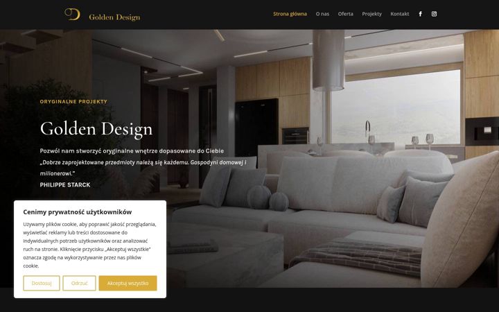 Screenshot of golden-design.pl