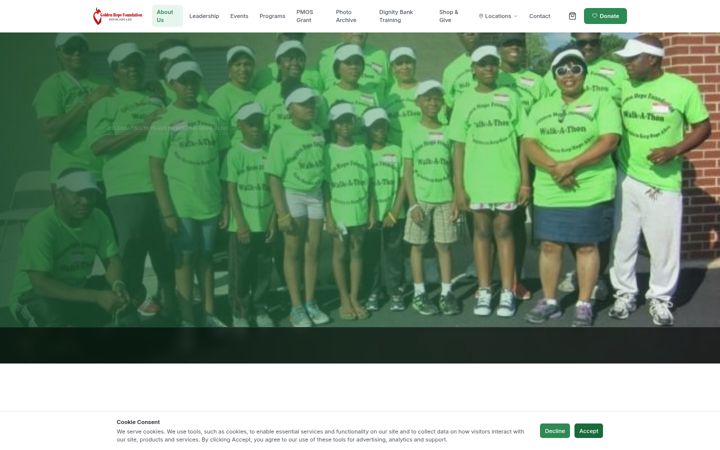 Screenshot of golden-hope.org
