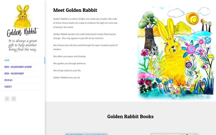 Screenshot of golden-rabbit.uk