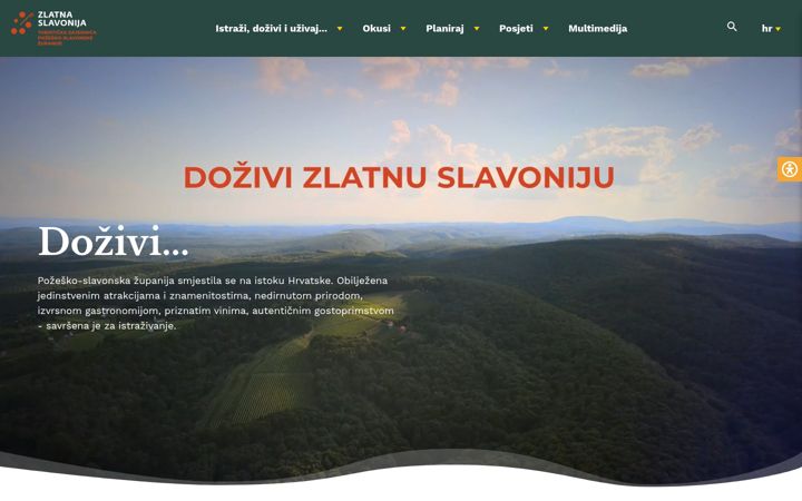 Screenshot of golden-slavonia.eu