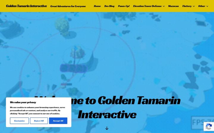 Screenshot of golden-tamarin.com