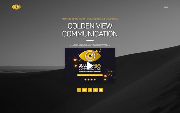 Screenshot of golden-view-communication.com