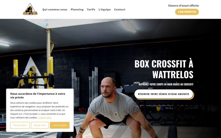 Screenshot of goldenback.fr