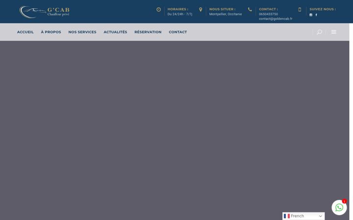 Screenshot of goldencab.fr
