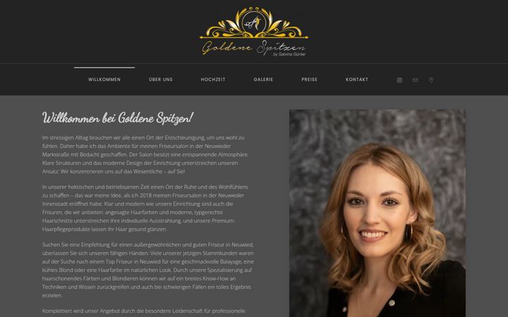 Screenshot of goldene-spitzen.de